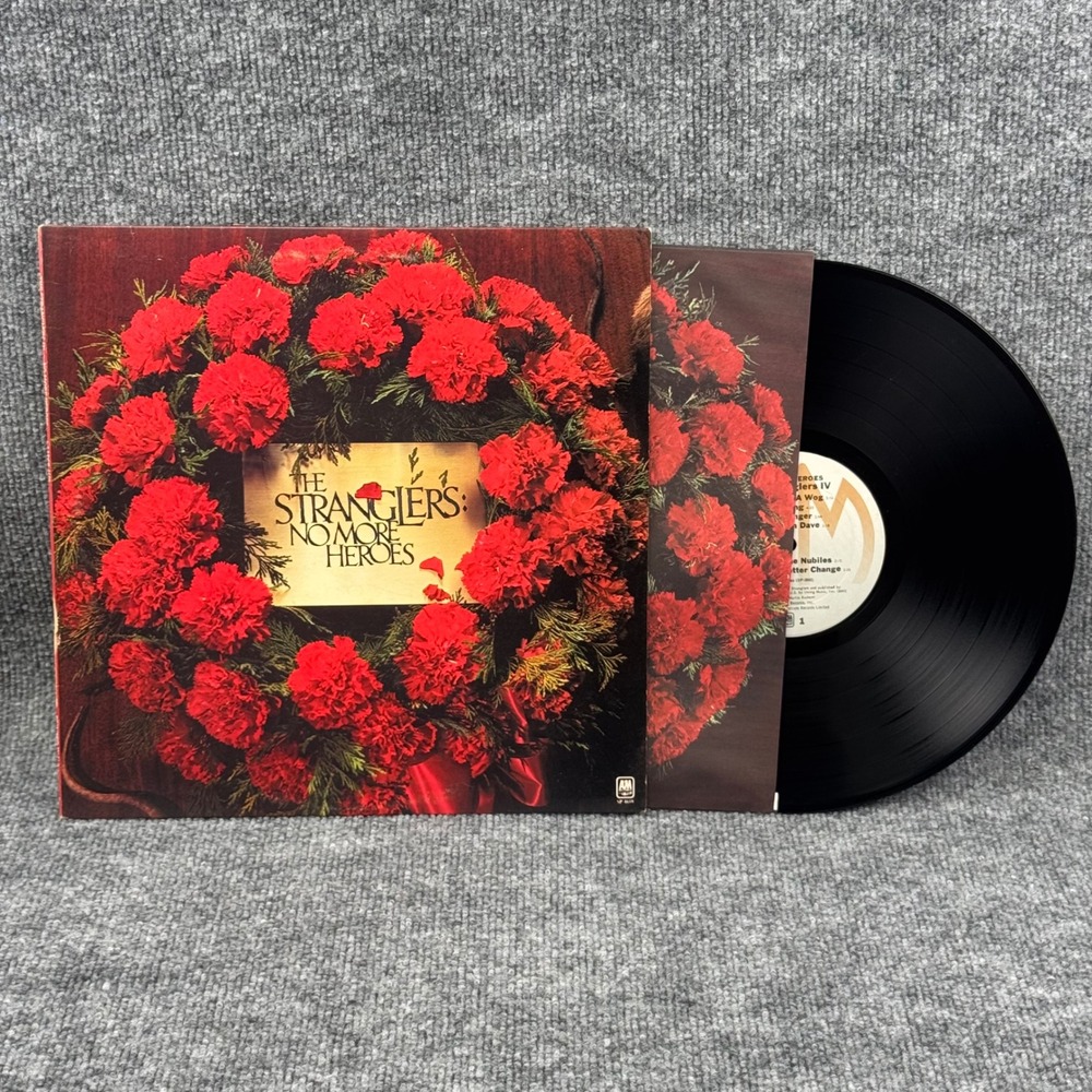 The Stranglers IV No More Heroes Vinyl LP 1977 A&M SP-4659 Punk Rock Record